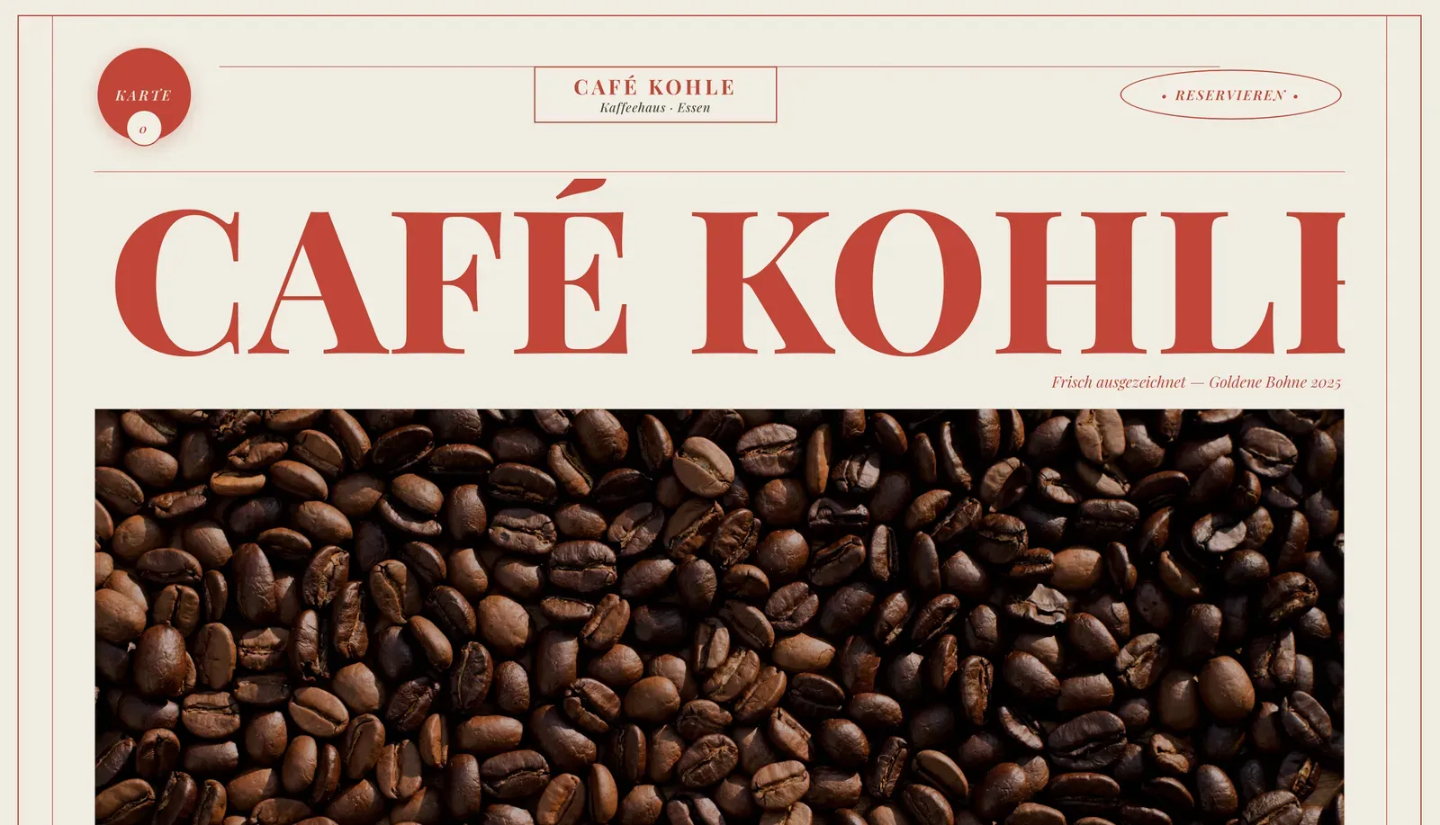 Café Kohle am Desktop
